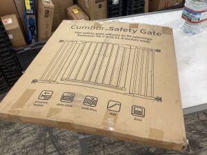 Cumbor 29.7"-51.5"  Easy Walk Thru Auto Close Baby Gate 