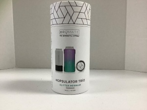 BruMate Hopsulator TRiO 3-in-1 Can Cooler, Glitter Mermaid - E-Commerce Return, Missing Lid