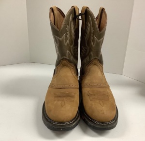 Ariat Workhog Pull-on Work Boots, Mens 10 - E-Commerce Return, Lightly Worn 