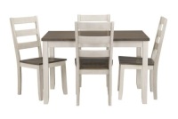 Standard Furniture Hamilton Dining Table and (4) Chairs - Appears New