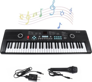 61 key piano keyboard, Electronic Digital Piano with Built-In Speaker Microphone, Portable Keyboard Gift Teaching for Beginners，electric piano for kids