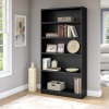 Bush Furniture Business Furniture Universal 72H Bookcase in Black, 5 Shelf 72". Appears New