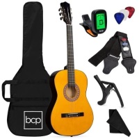 Beginner Acoustic Guitar Set w/ Case, Strap, Digital Tuner, Strings - 38in&nbsp;