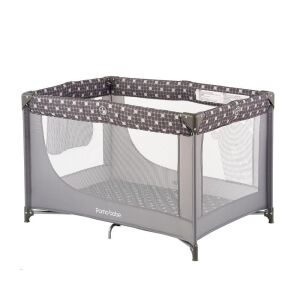 Pamo Babe Portable Crib Baby Playpen with Mattress and Carry Bag