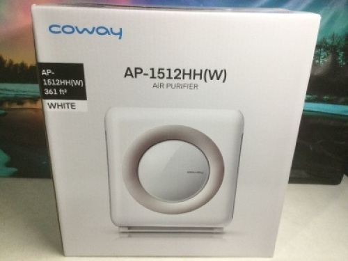 Coway AP-1512HH White HEPA Air Purifier - E-Comm Return, Powers On Not Tested Further&nbsp;