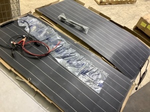 2 panels 46 X 21 solar panels 