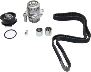 Compatible With Volkswagen GTI Timing Belt Kit 2006 2007 2008 | w/Water Pump | 4 Cyl | 2.0L Engine | TCKWP334