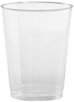 Case of Hanna K. Signature Collection Dinnerware Plastic Tumblers, 8-Ounce, 6-100 Count Packs - NEW