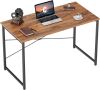 CubiCubi 40 inch Home Office Desk, Brown