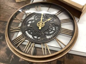 Decorative Roman Numeral Wall Clock 