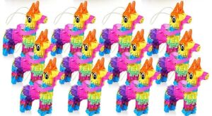 Mini Donkey Pinata, 7.5" x 4", 24 Pcs