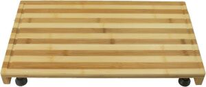 Bamboo Stove Cover Cutting Board with Invisible Inner Handle, Prefinished with Food-Grade Oil