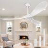 52" Ceiling Fan with Remote Control, 6 Speed 3 Blades