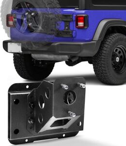 Adjustable Spare Tire Carrier up to 40 inches for 2007-2018 Jeep Wrangler JK