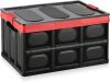 Lidded Storage Bin 55L Black 