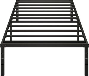 Besebay 14 Inch Heavy Duty Metal Bed Frame, Twin XL 