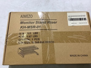 Monitor stand riser case of 10