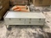Anthropologie table 51"L X 18" T missing 1 knob
