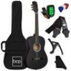 Beginner Acoustic Guitar Set w/ Case, Strap, Digital Tuner, Strings - 38in&nbsp;