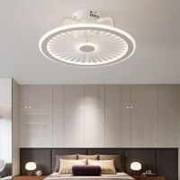 CHANFOK 19" Smart Low Profile Ceiling Fan with&nbsp;Lights, LED Dimming Multi-Speed&nbsp;