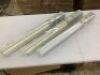 Lot of (3) Persilux Cordless Zebra Blinds, 1 White 30" x 64", 2 Cream 31" x 72"&nbsp;