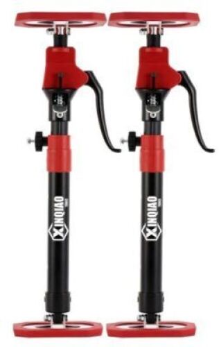 XINQIAO 3rd Hand Support System, Premium Steel Support Rod with 154 LB Capacity for Cabinet Jack, Drywall Jack& Cargo Bars, 18.5 IN-29.5 IN Long, 2 PC&nbsp;
