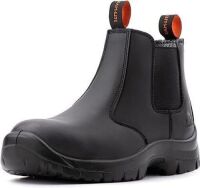 KAM-LITE Slip On Steel Toe Safety Boots, Size 12&nbsp;