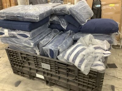 BCP Patio Sectional Cushions - Mixed Condition, See Pics