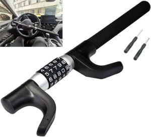 Steering Wheel Lock Keyless Password Code