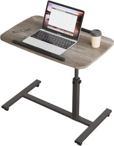 Furist Adjustable Overbed Table with Wheels 