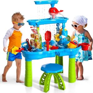 Cone Whale Sand and Water Toy Table 