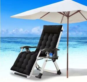 Folding Portable Zero Gravity Recliner Patio Lounger Chair