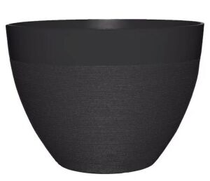 Decatur Black Resin Planter 20" x 14.5" 