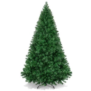 Premium Artificial Pine Christmas Tree w/ Foldable Metal Base 7.5ft