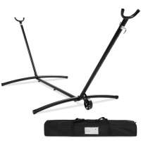 Portable Heavy-Duty Steel Hammock Stand w/ Built-In Wheel, Case - 9ft&nbsp;