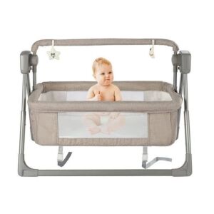 Folding Electric Baby Cradle Auto-Swing with Remote Control 