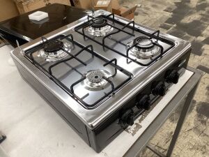 Deluxe Gas Stove - Missing Hardware, Legs & 1 Burner Cover 