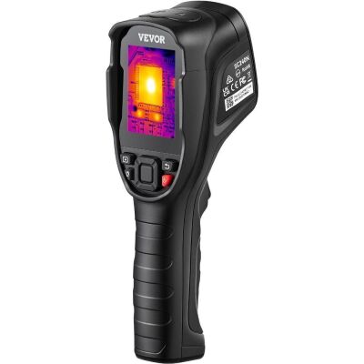 VEVOR Thermal Imaging Camera, 240x180 IR Resolution (43200 Pixels), 20Hz Refresh Rate with -4℉~662℉ Temperature Range, 16G Built-in SD Card, and Rechargeable Li-ion Battery