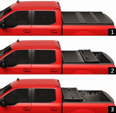 JDMSPEED Hard Folding Tonneau Cover 5.8 FT Replacement for Chevy Silverado GMC Sierra 14-18 