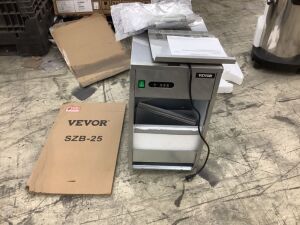 VEVOR Commercial Stainless Steel Flake Ice Machine, 55LBS/24H - For Parts or Repair 