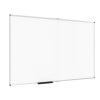 VIZ-PRO Large Dry Erase White Board/Magnetic Foldable Whiteboard, 72 X 48 Inches, Silver Aluminium Frame