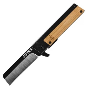 Gerber Quadrant Folding Knife with Bamboo Grip - E-Commerce Return