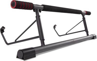 Living.Fit Pull Up Bar for Doorway - Durably Made with Carbon Steel for Up tp 440 lbs - Multiple Grips, Non Slip Grip Texture, Lock in Place for Home Gym Portable