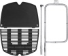 EasiBBQ 65032 Grill Burner Tube, 7646 Cast Iron Grates and 6506 Griddle for Weber Q300, Q320, Q3000, Q3200 Series, 57060001, 586002 Grills.