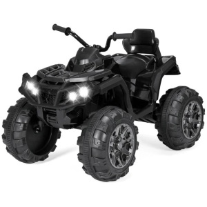 12V Kids Ride-On 4-Wheeler Quad ATV Car w/ 3.7mph Max, Bluetooth, Headlights  39.5"(L) x 26"(W) x 29.5"(H)