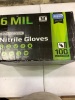 Case of nitrile gloves medium 