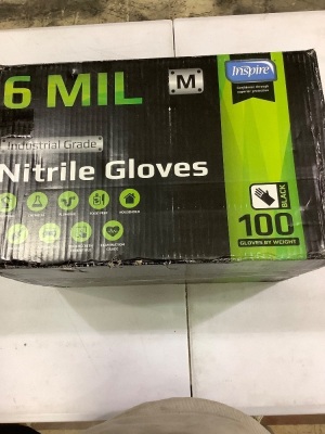 Case of nitrile gloves medium 