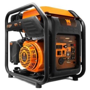 WEN GN400i RV-Ready 4000-Watt Open Frame Inverter Generator, CARB Compliant - Has Compression