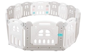 Kidsclub 12+2 Panel Foldable Baby Play Pen - Appears New 