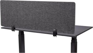 Clamp-On Acoustic Desk Divider, 2 Pack